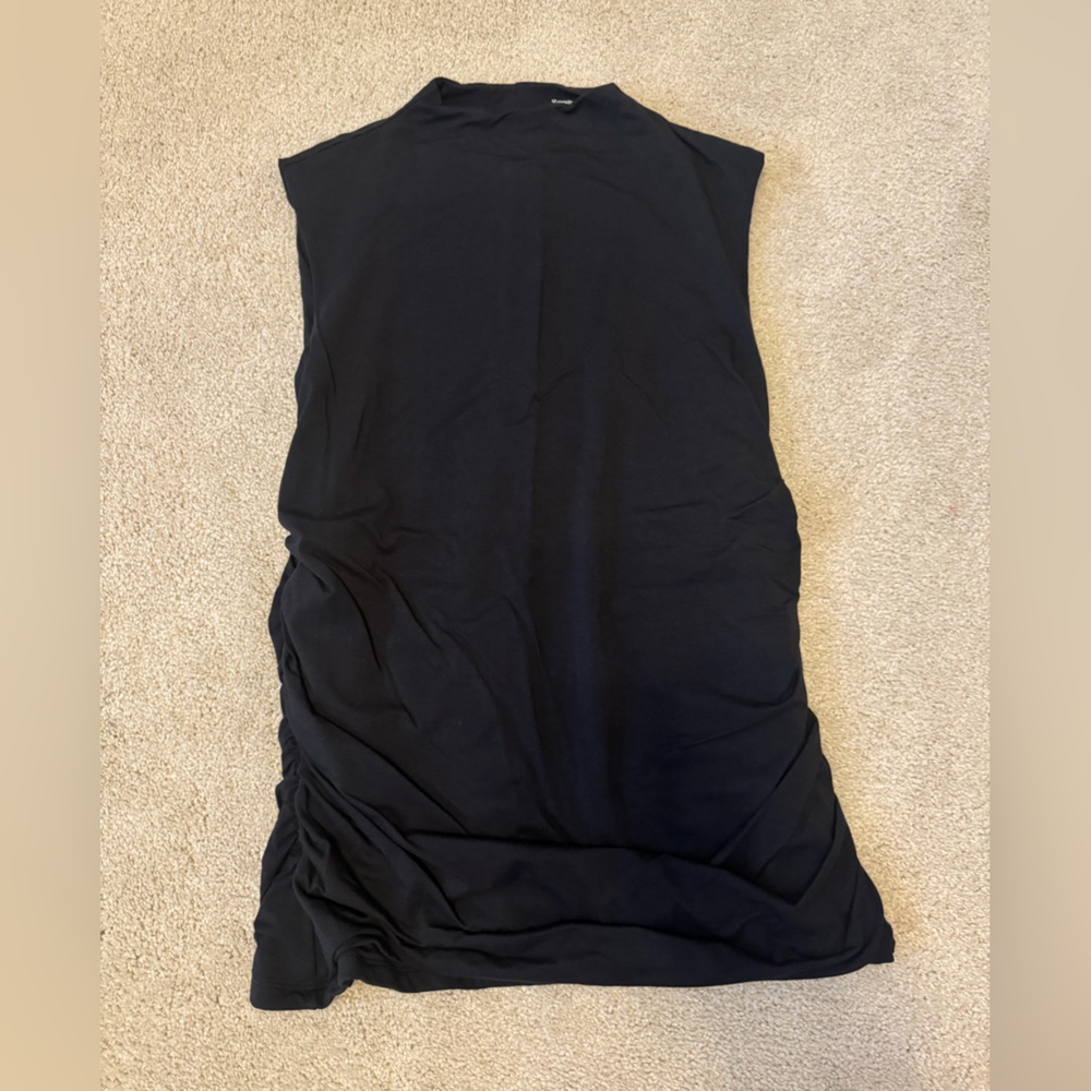 The A&F Paloma Maternity Top - black sleeveless top